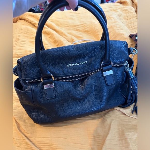 Michael Kors Pebbled Leather Satchel - Picture 3 of 10